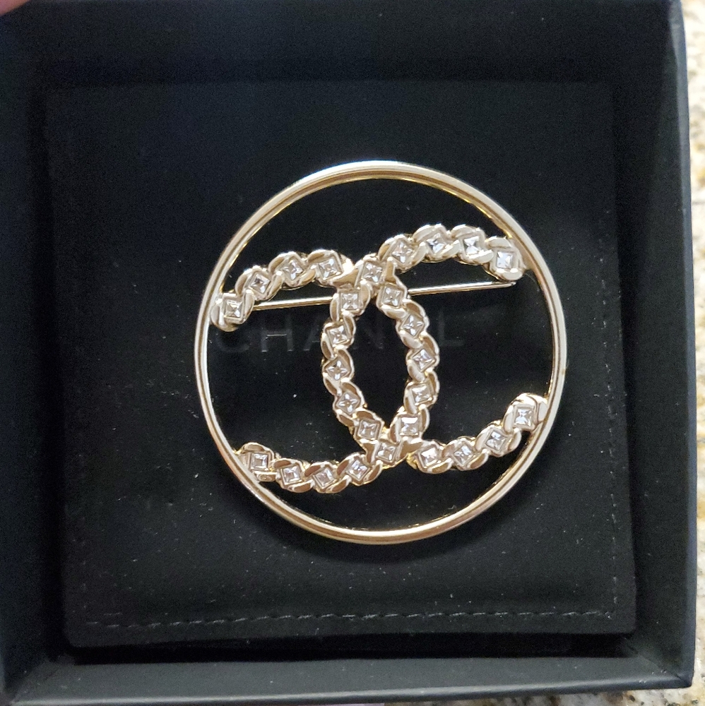 Gold Chanel Brooch